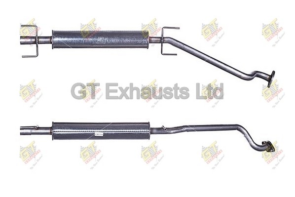 Stredný tlmič výfuku GT Exhausts